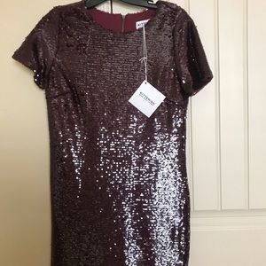 Maroon Sequin Dress